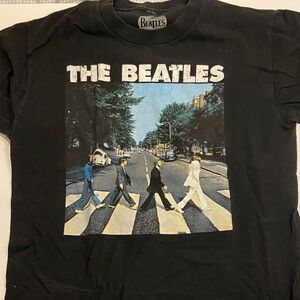 The Beatles Black Abbey Road Women's Top